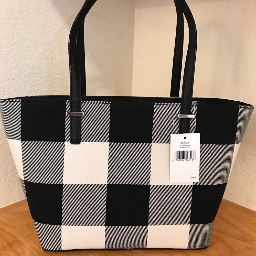 Kate spade Small harmony cedar street plaid bag - Picture 4 of 7